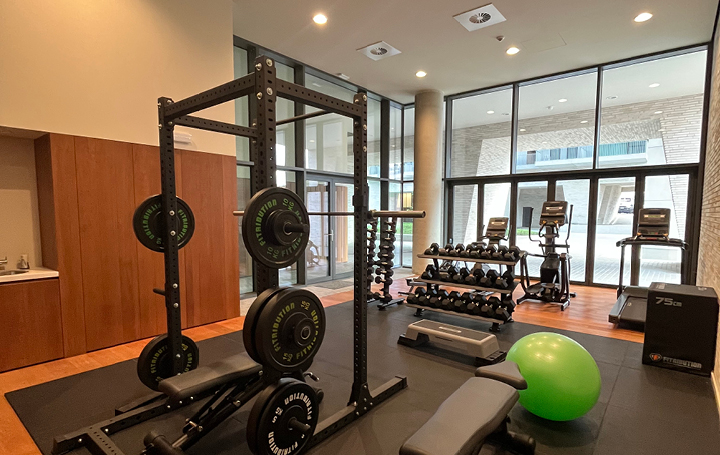 Fitness in Woonproject Louise Marie