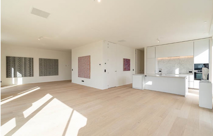 Penthouse Antwerpen leefruimte