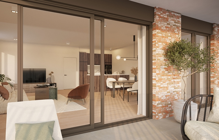Nieuwbouwappartement te koop met 3 slaapkamers in Diest