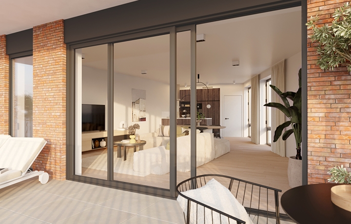 Nieuwbouwappartement te koop met 2 slaapkamers in Diest