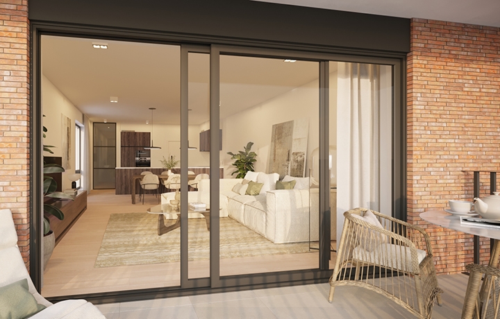 Nieuwbouwappartement te koop met 3 slaapkamers in Diest