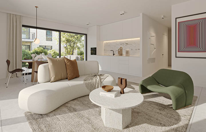 Nieuwbouwappartement te koop in Lint
